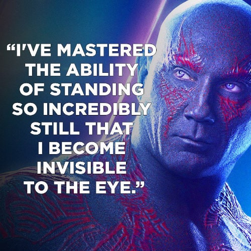 Drax Invisible meme